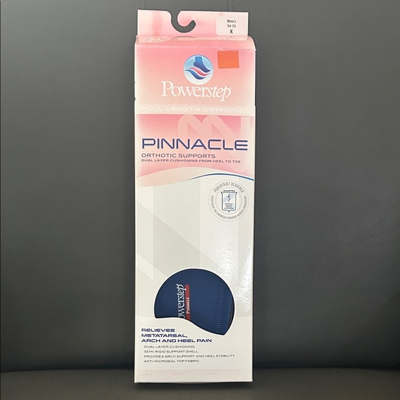 Pinnacle Orthotic Supports - Blue men’s 14-15 new in box - Picture 1 of 7